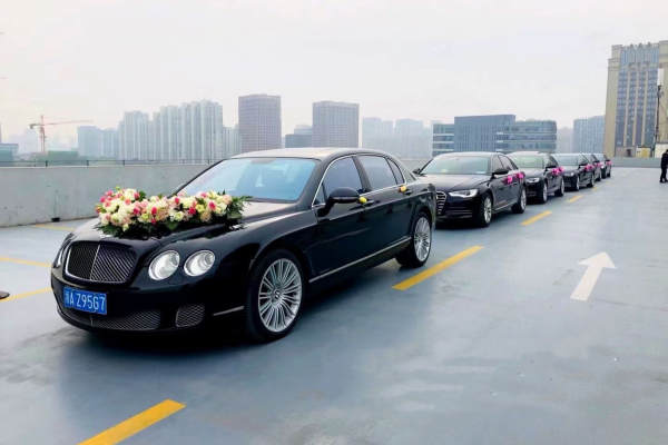 宾利飞驰+5辆奥迪宝马奔驰A6L/五系/E260车队