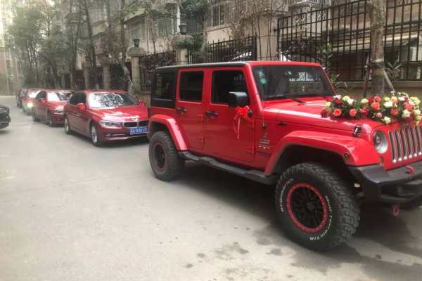 JEEP牧马人+5辆BMW3XI车队