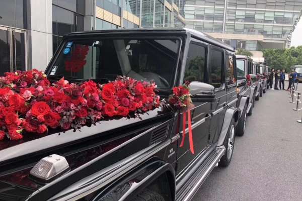 奔驰G500+奔驰G500车队