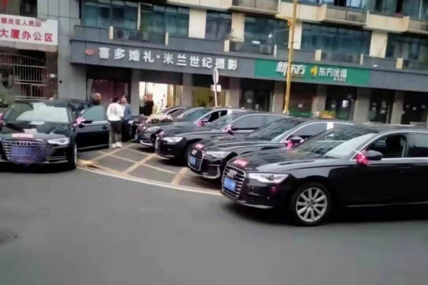 奥迪A8+5辆奥迪A6L车队