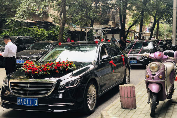 奔驰S级+奥迪A6L车队