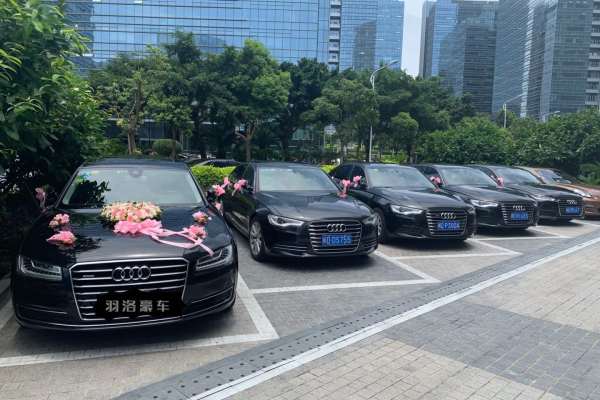 玛莎拉蒂总裁+3辆奥迪A6L车队