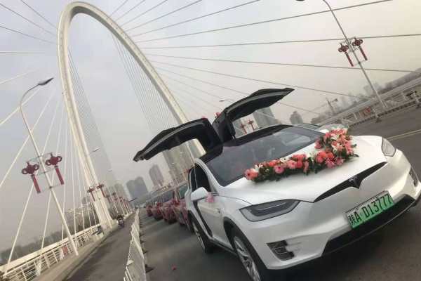 特斯拉MODELX车队