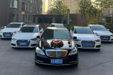 奔驰金标S600L+8辆奥迪A4L车队