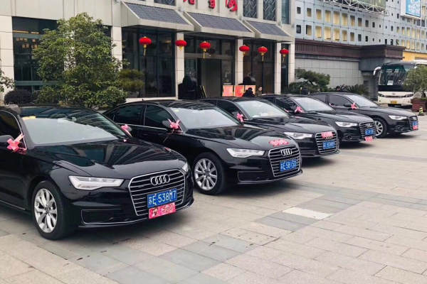 宝马7系+奥迪A6L车队