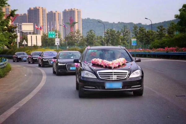 奔驰S600贴+奥迪A6L车队