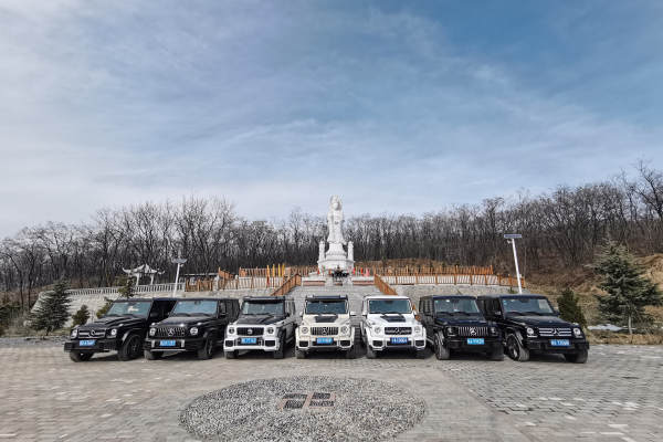 奔驰G500车队