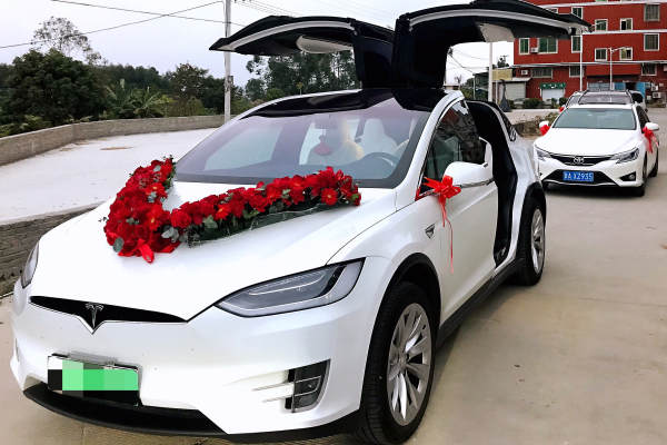 特斯拉MODELX车队