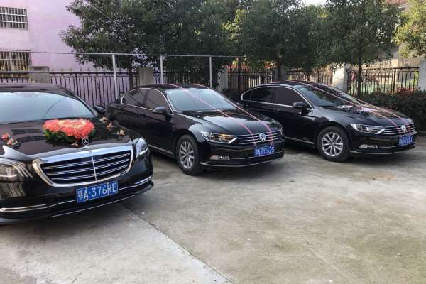 奔驰S级+大众迈腾车队