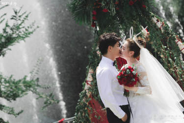 红色复古婚礼「Slowly love」