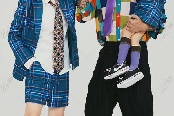 <英伦风格>有性格的亲子写真