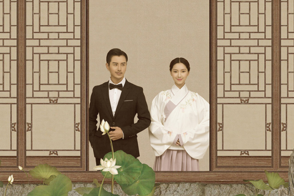 《莫奈花园》工笔画
