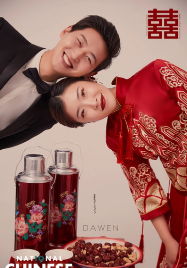 中式风格婚纱照