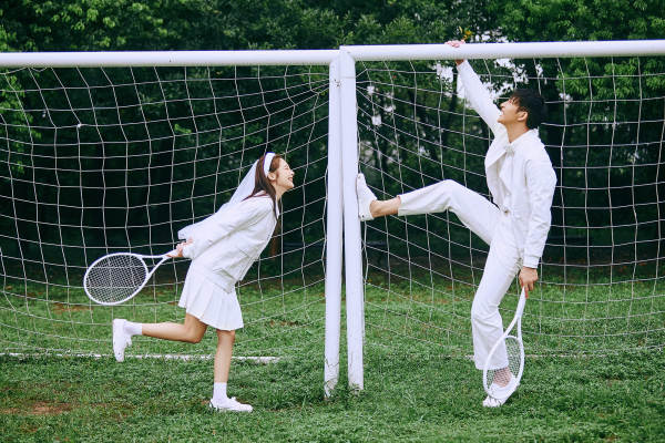 小清新甜美婚纱照#爱的就是你#甜甜的婚纱照