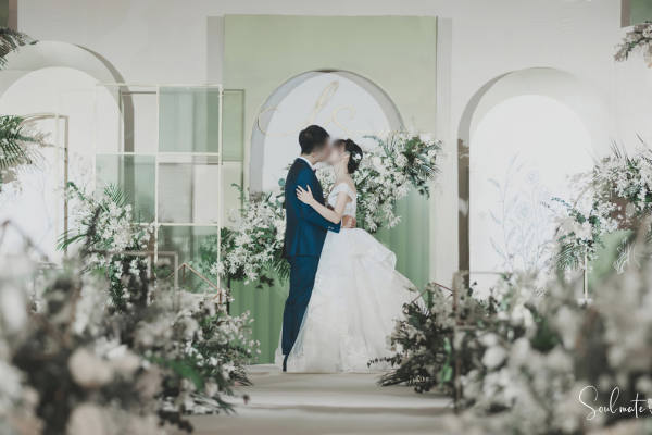 [馨爱小预算款]白绿色简约婚礼
