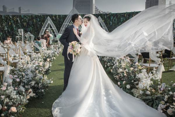 空中花园草坪婚礼