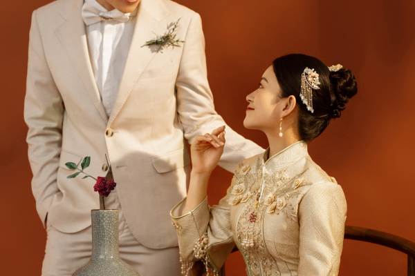 秀禾婚纱照，逢人就夸中式婚纱照