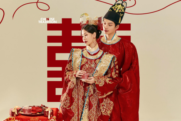 中式婚纱照