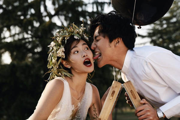 韩式清新纪实婚照