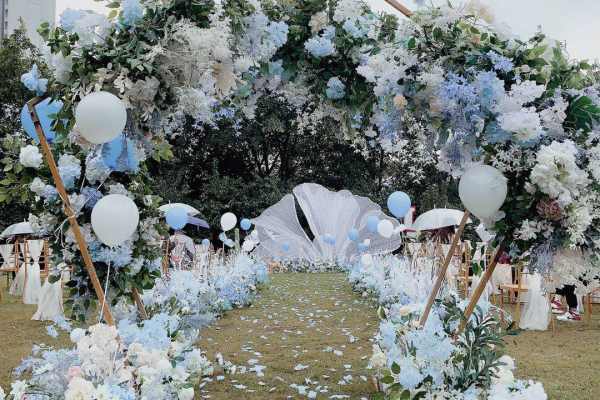 【纯恋婚礼】金秋户外小清新青蛇草坪婚礼