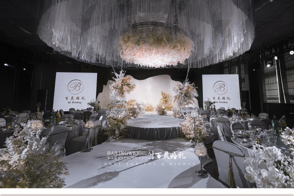 【百灵婚礼】希尔顿优雅香槟主题原定制婚礼
