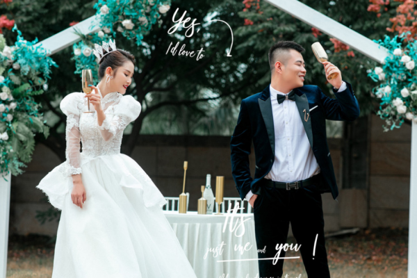 海景浪漫婚纱照