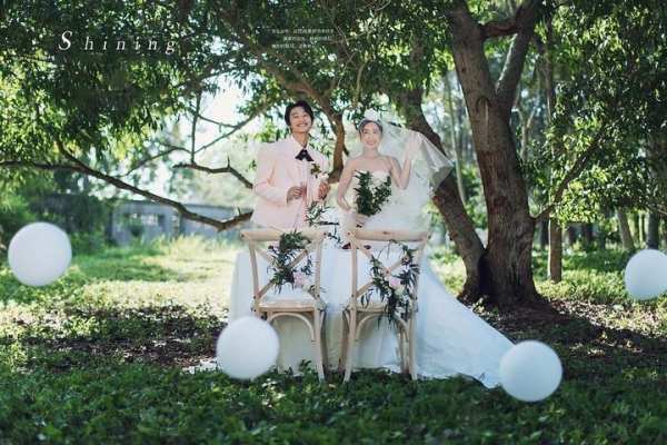 森系光影小清新婚纱照【全新分享】