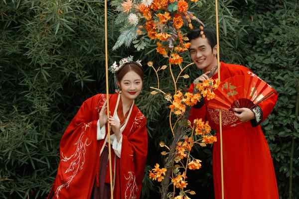 超美的汉服婚纱照