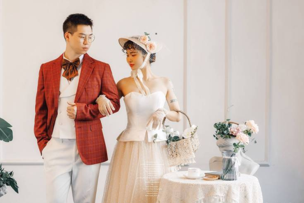清新又复古婚照客片