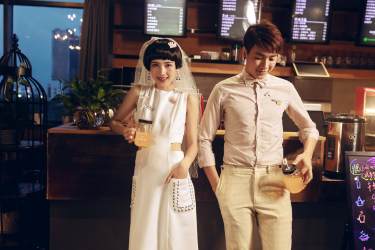夜锦·蜜月旅行婚纱 真实客片