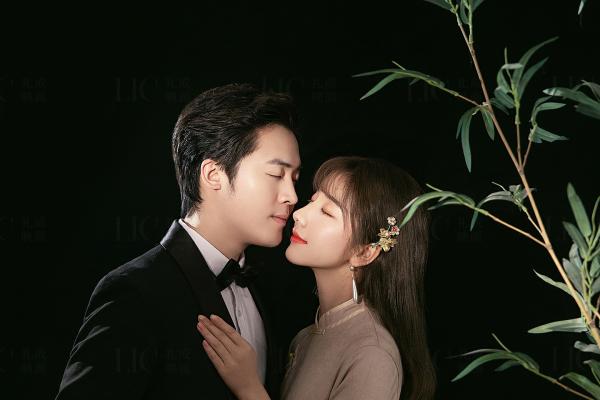 古风古韵旗袍风婚纱照