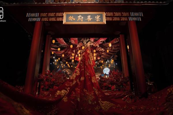 大气奢华纯中式婚礼高预算婚礼布置推荐