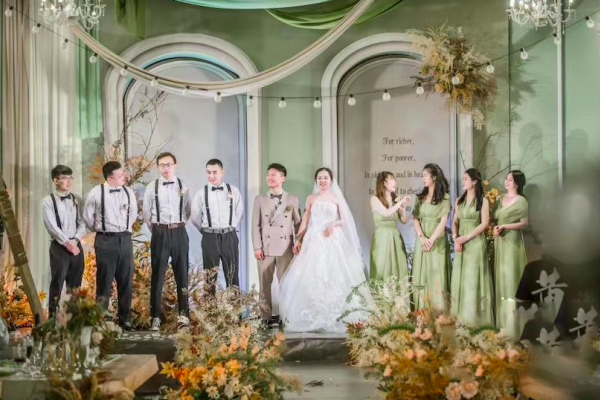 小清新抹茶绿婚礼
