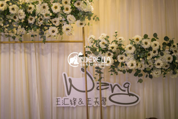 遇见夏天——极简白绿色婚礼