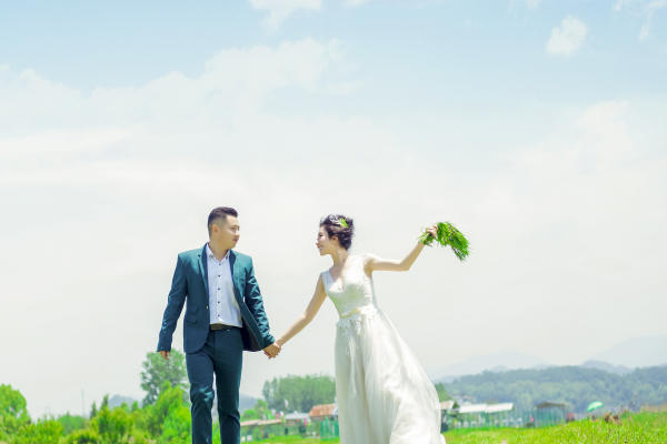 小清新婚纱照