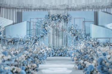 高级定制高级蓝婚礼案例