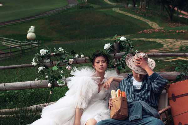 外景唯美浪漫婚纱