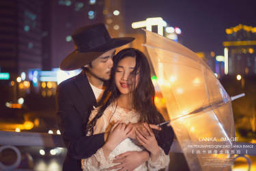 婚照-深夜城市