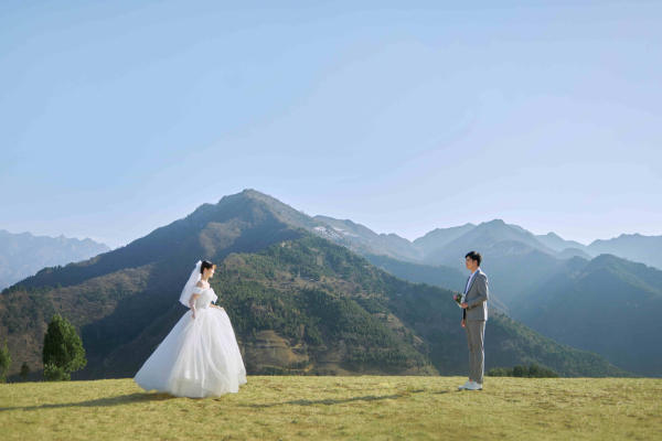 小清新婚纱照
