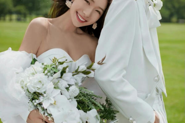 清新森系婚纱照