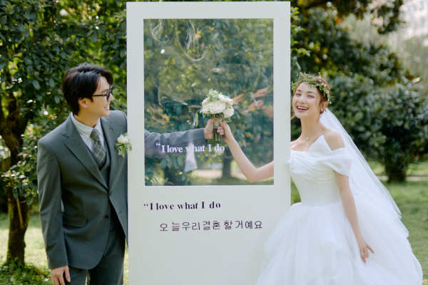 【莫奈影像】一眼就心动的森系小清新婚纱照