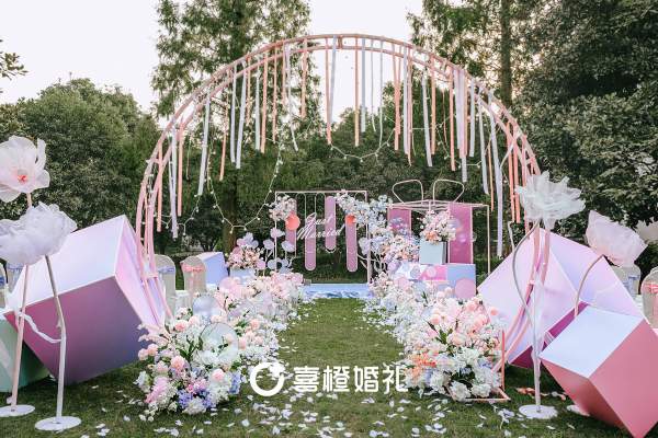 粉色小清新马卡龙系列婚礼