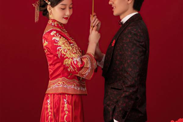中式婚纱照