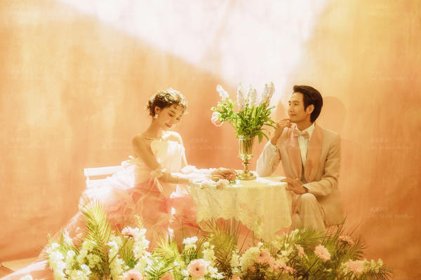 花间影|复古油画婚纱照