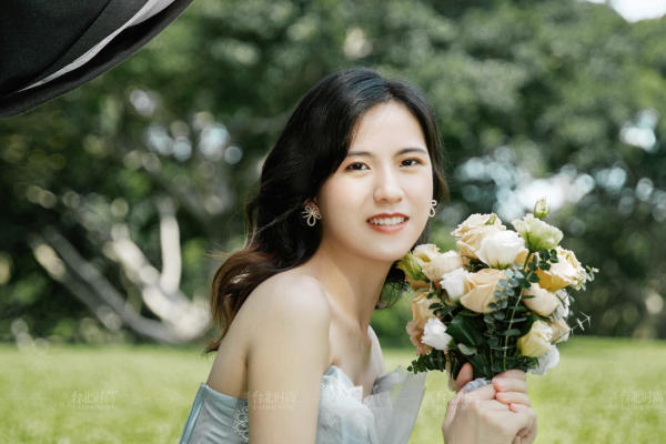 清凉夏日森系小清新婚纱照！