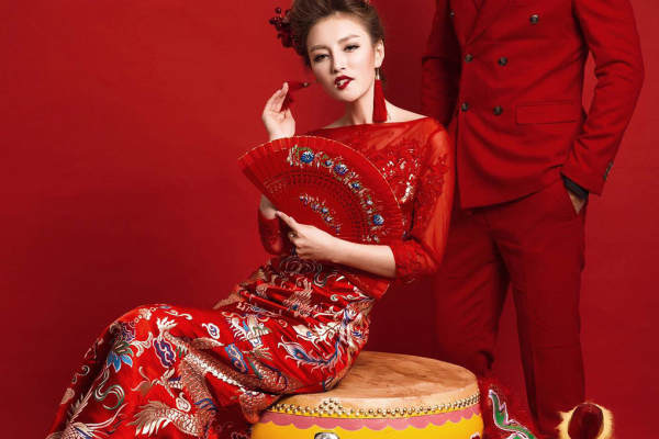 中式婚纱照