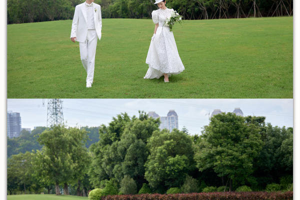 客片分享|好喜欢我的草坪婚纱照