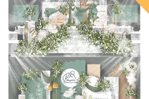 龙泉花园纳喜渔村室内小清新婚礼