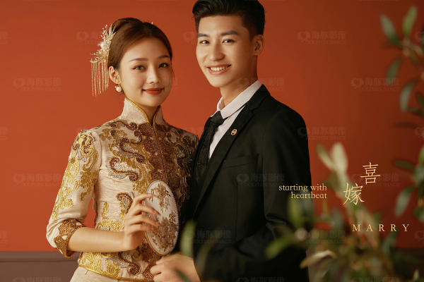 中式婚纱照