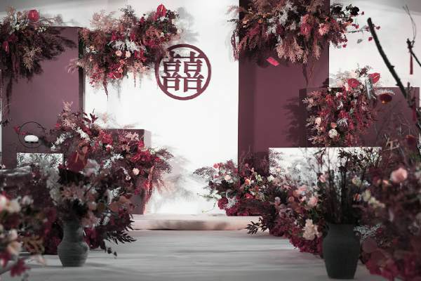 小囍婚礼|红色复古婚礼-《相伴》